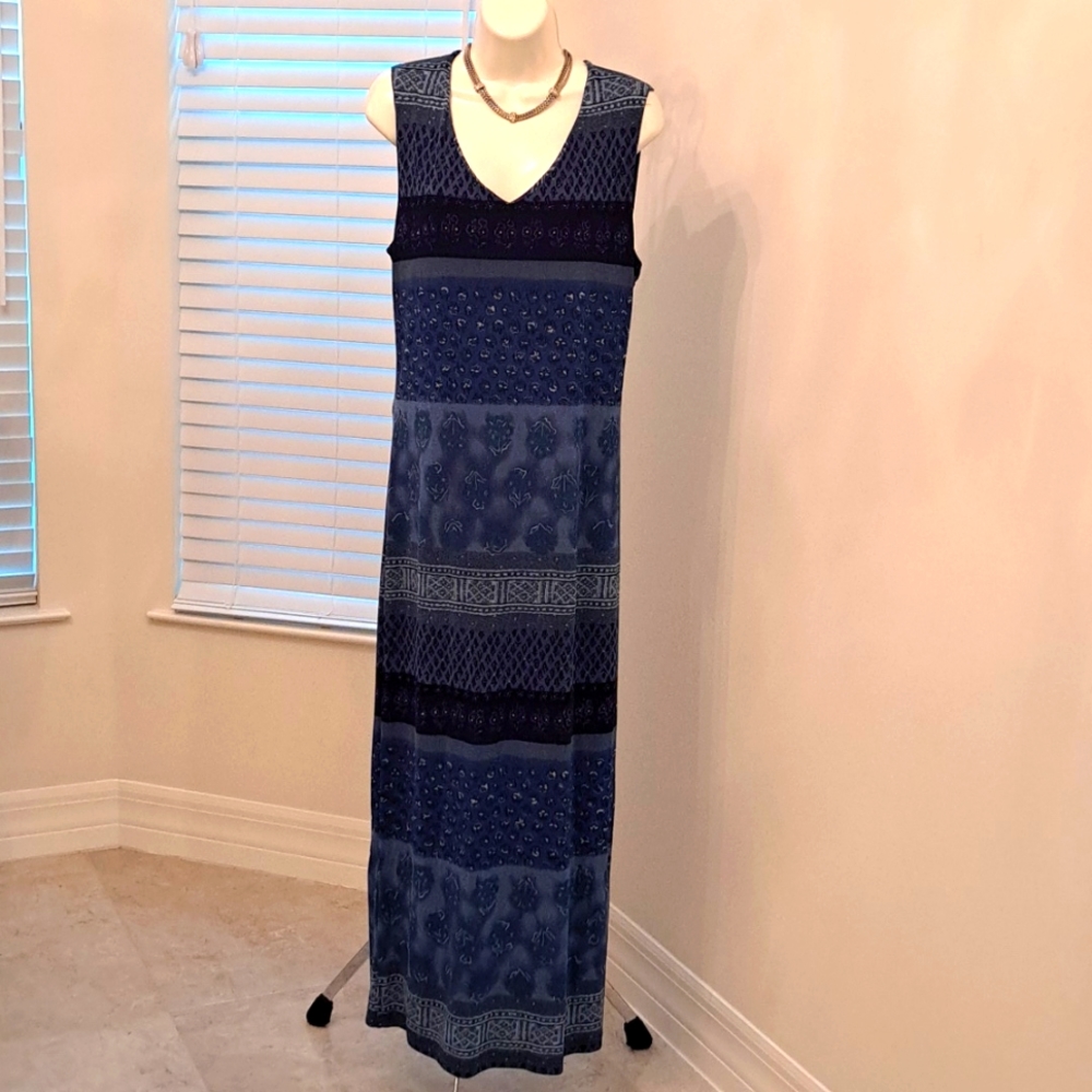Long Blue Dress